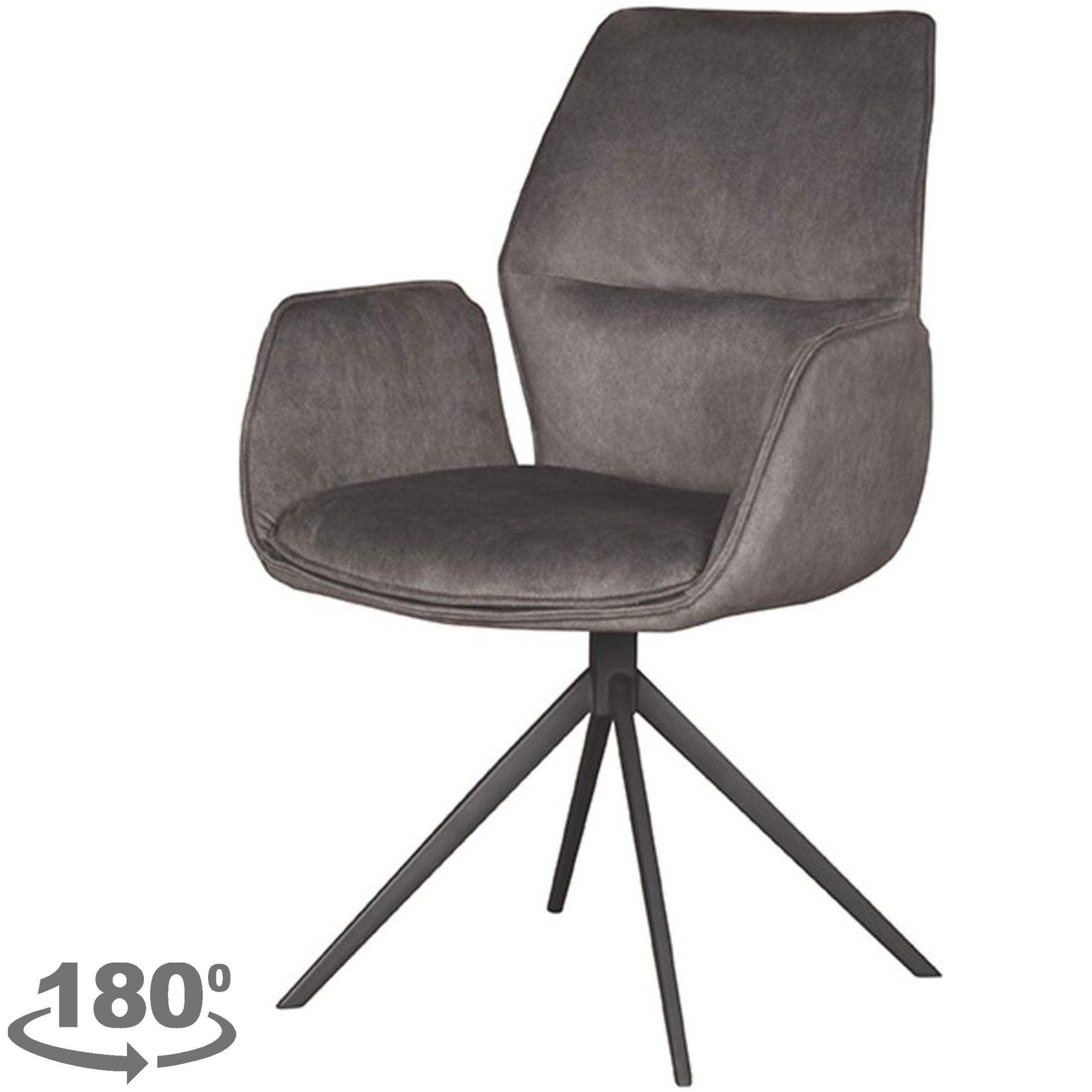 Eetkamerstoel Antraciet Cosmo DX-74.006 Mellow B58 x D63 x H92 cm