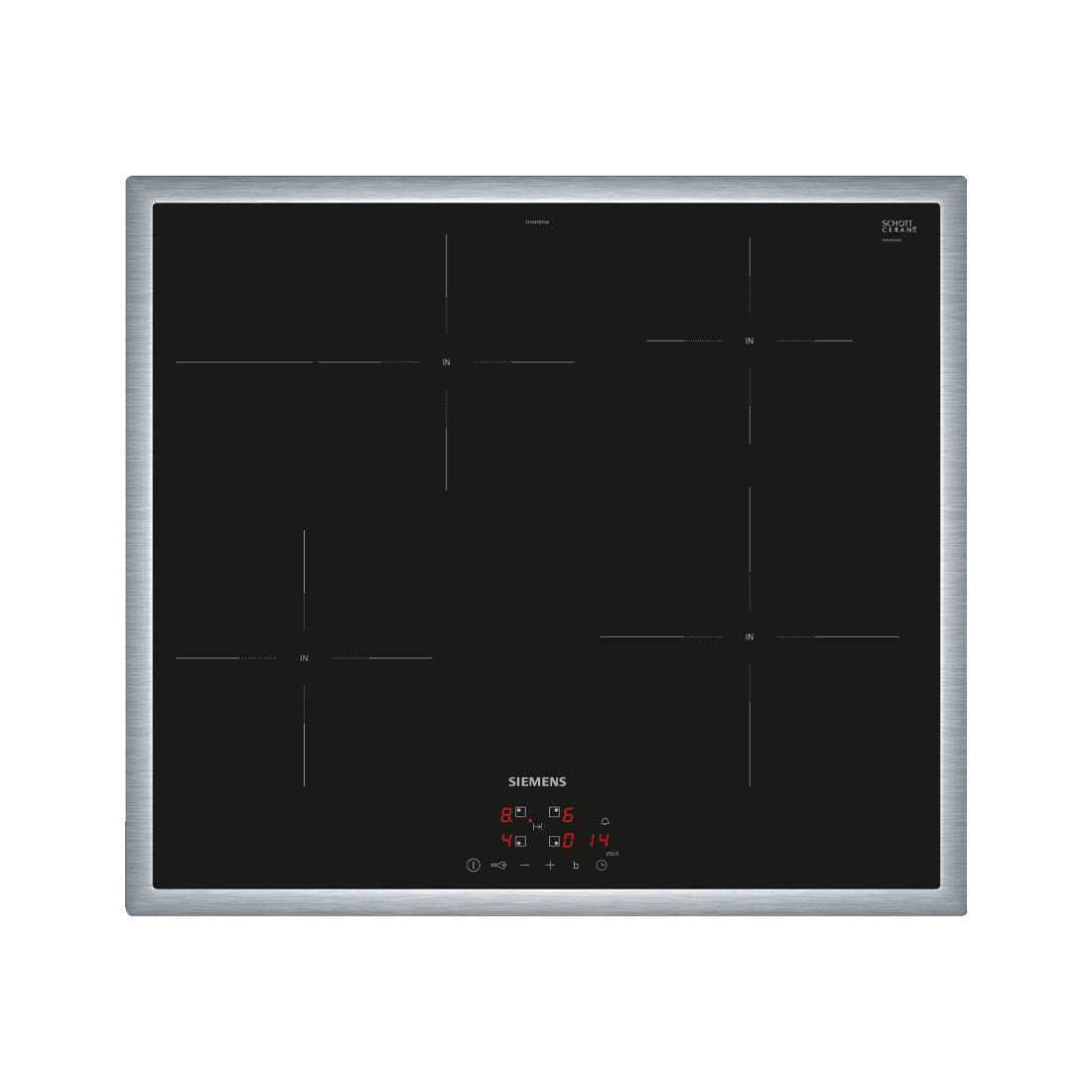 Siemens EH645BFB6E Induktionskochfeld mit Rahmen 60cm