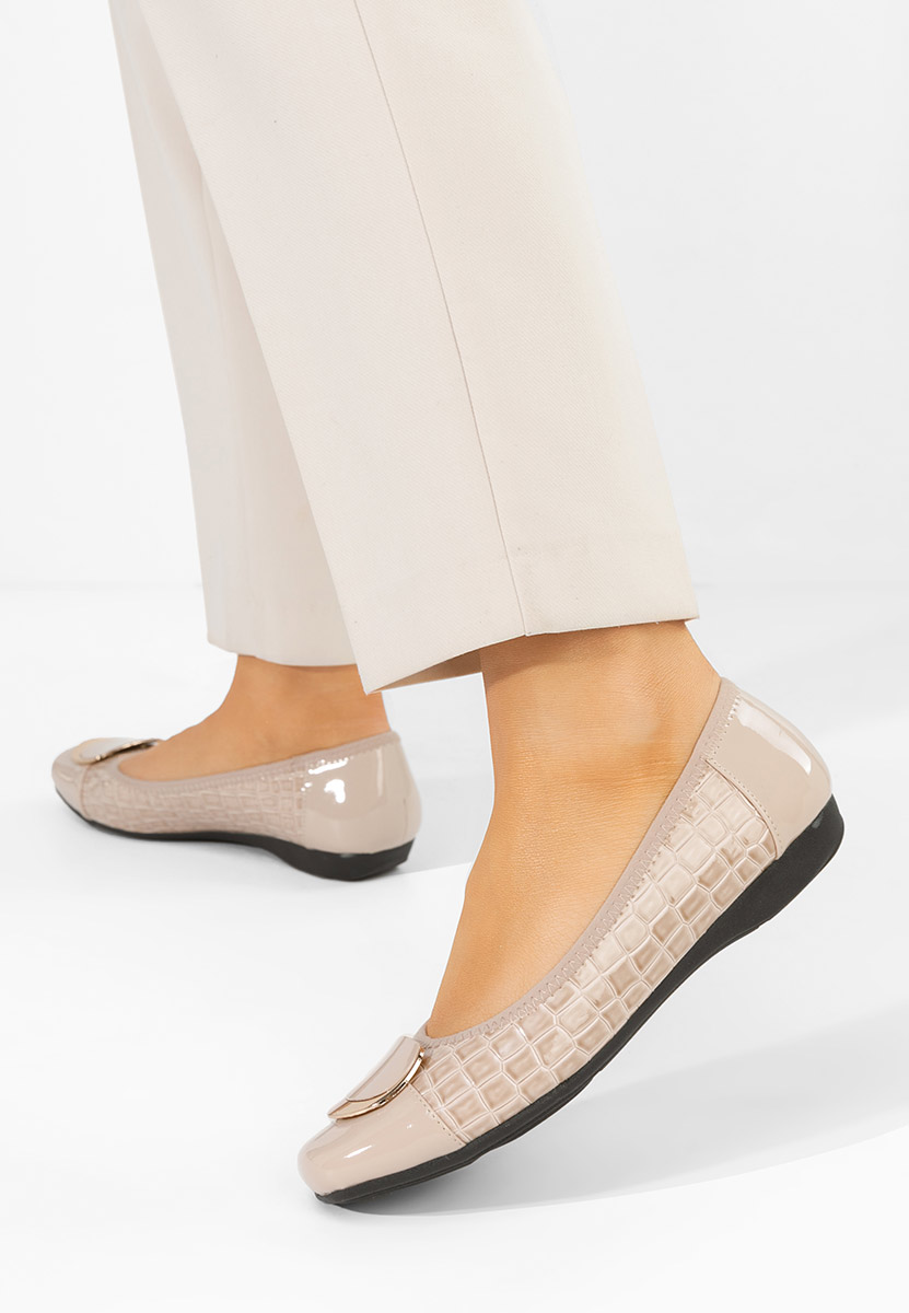 Chaussures élégantes femme beige Denosia