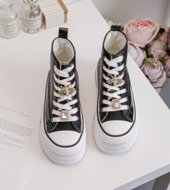 I want it all sneakers - zwart