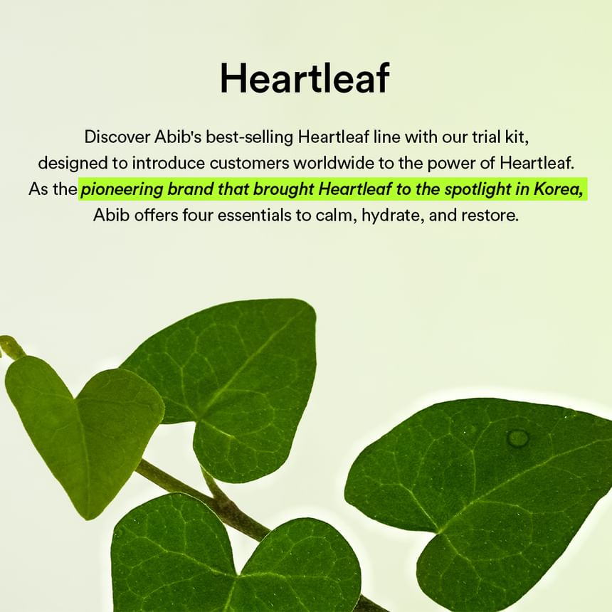 Abib - Heartleaf kalmerende proefkit