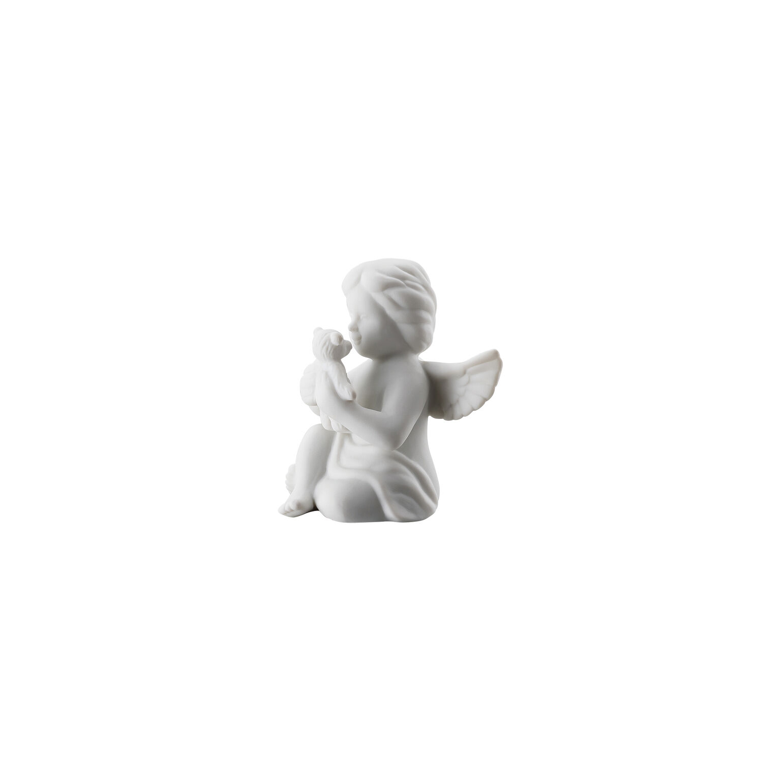 Angels Weiss matt Engel mit Teddybär