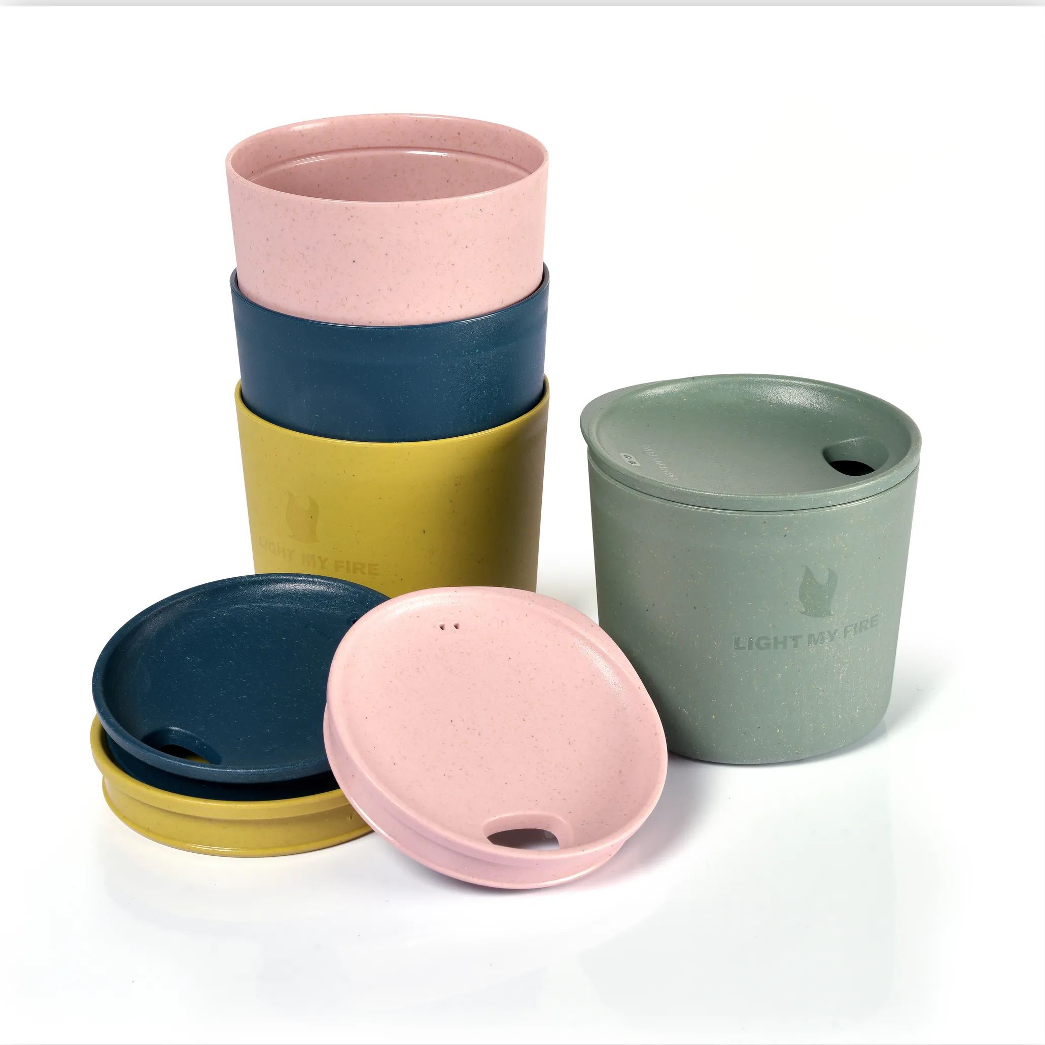 Light My Fire Mycup´N Lid Short 4-Pack Nature