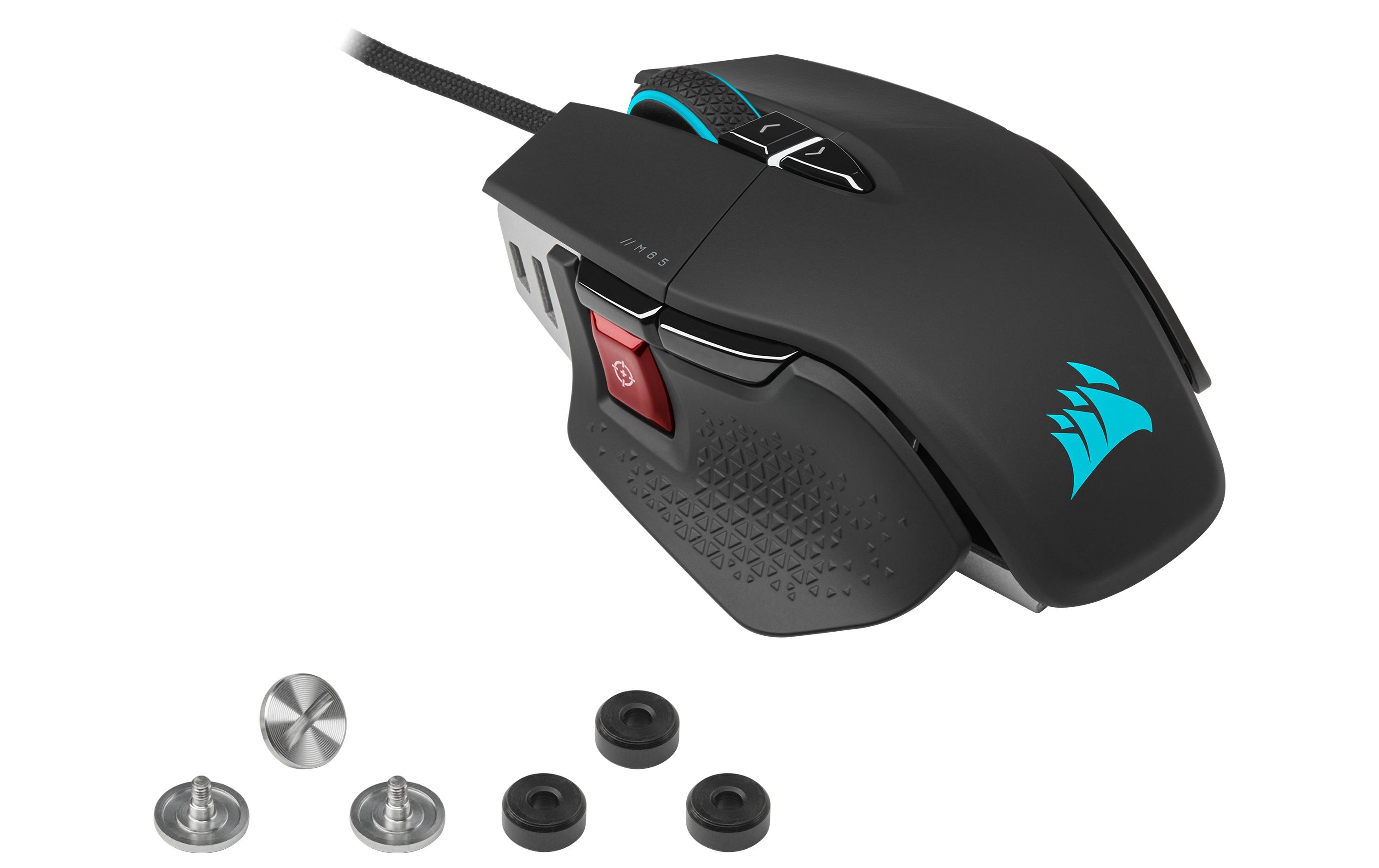Gaming-Maus M65 RGB UltraAnpassbare FPS-Gaming-Maus mit Beschleunigungssensor