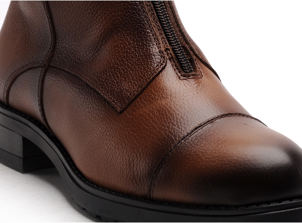 Paula urban boots bottine plates femme 91333 marron