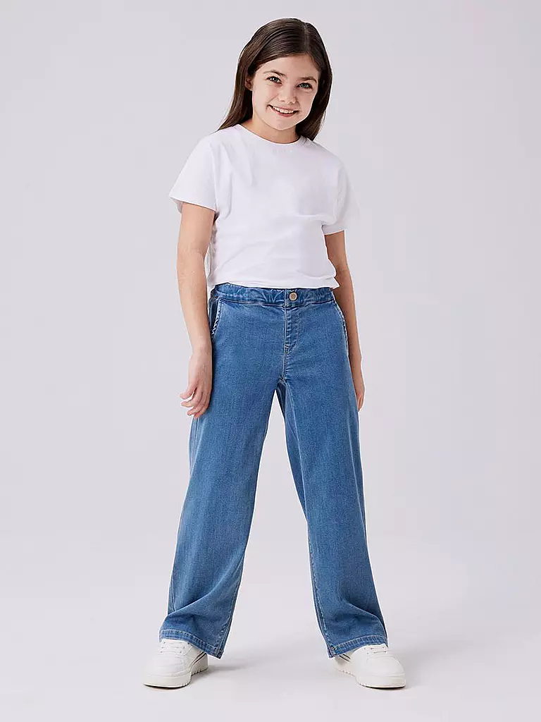 NAME IT Mädchen Jeans NKFSALLI hellblau