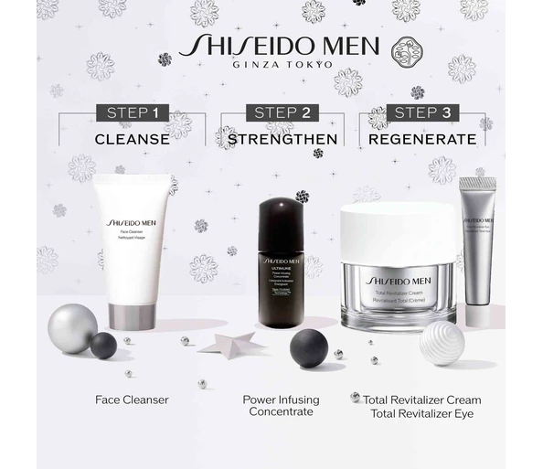 Shiseido Men Total Revitalizing Holiday Kit Pflegeset