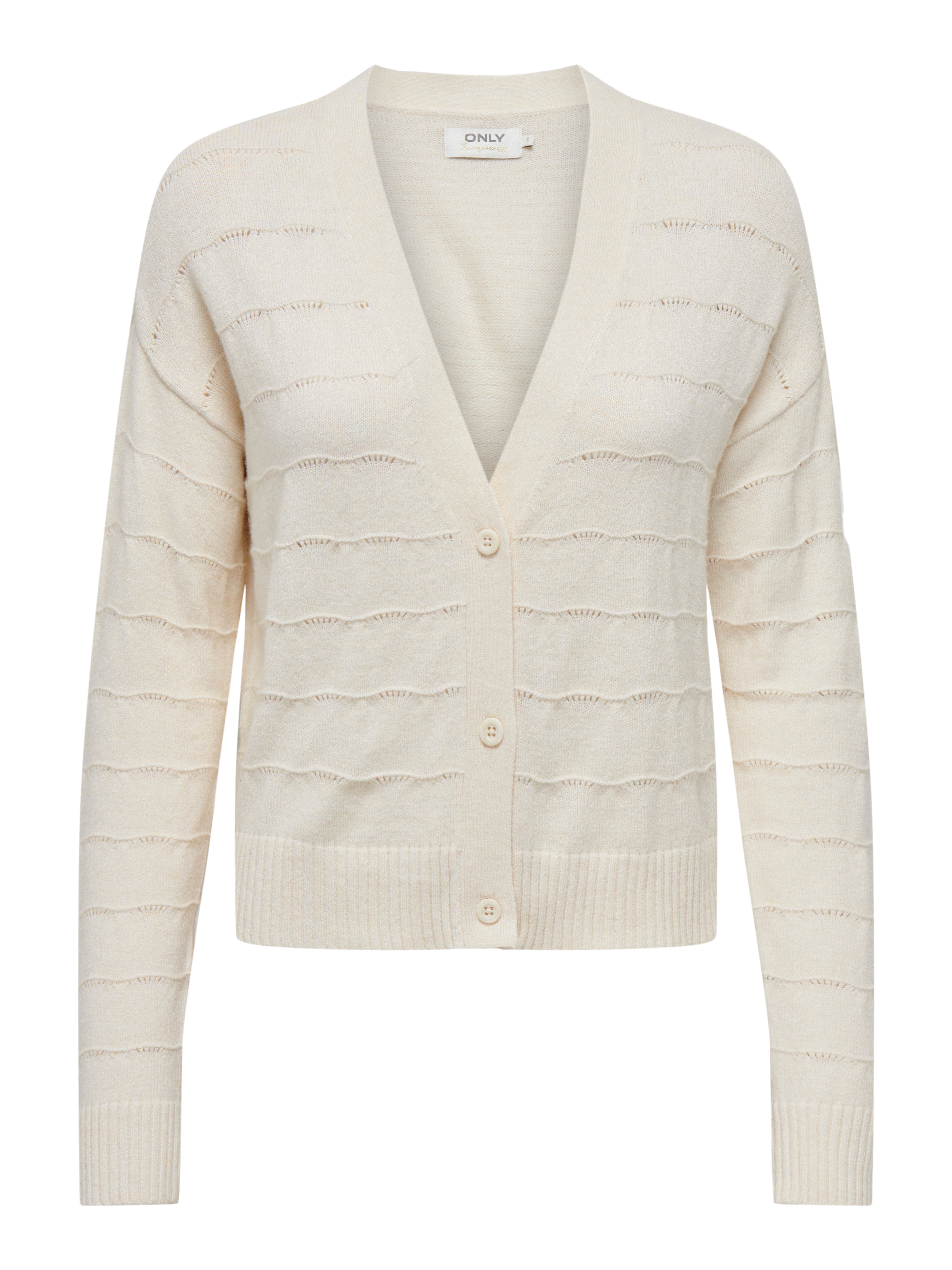 ONLKATIA Strickjacke Whitecap Gray