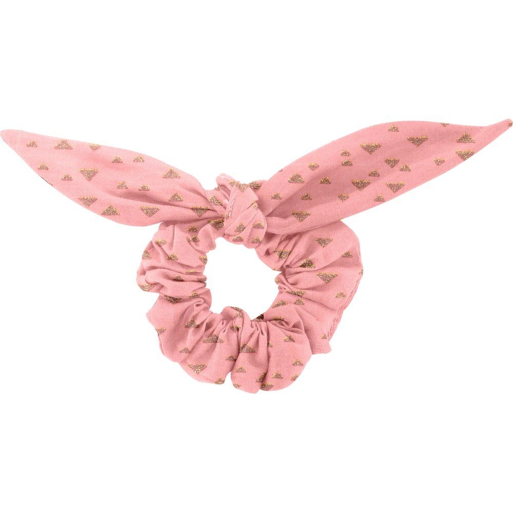 Chouchou Nœud Triangle Or Poudré