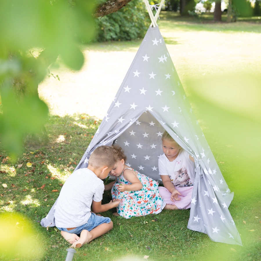 roba Indianerzelt Little Stars, grau