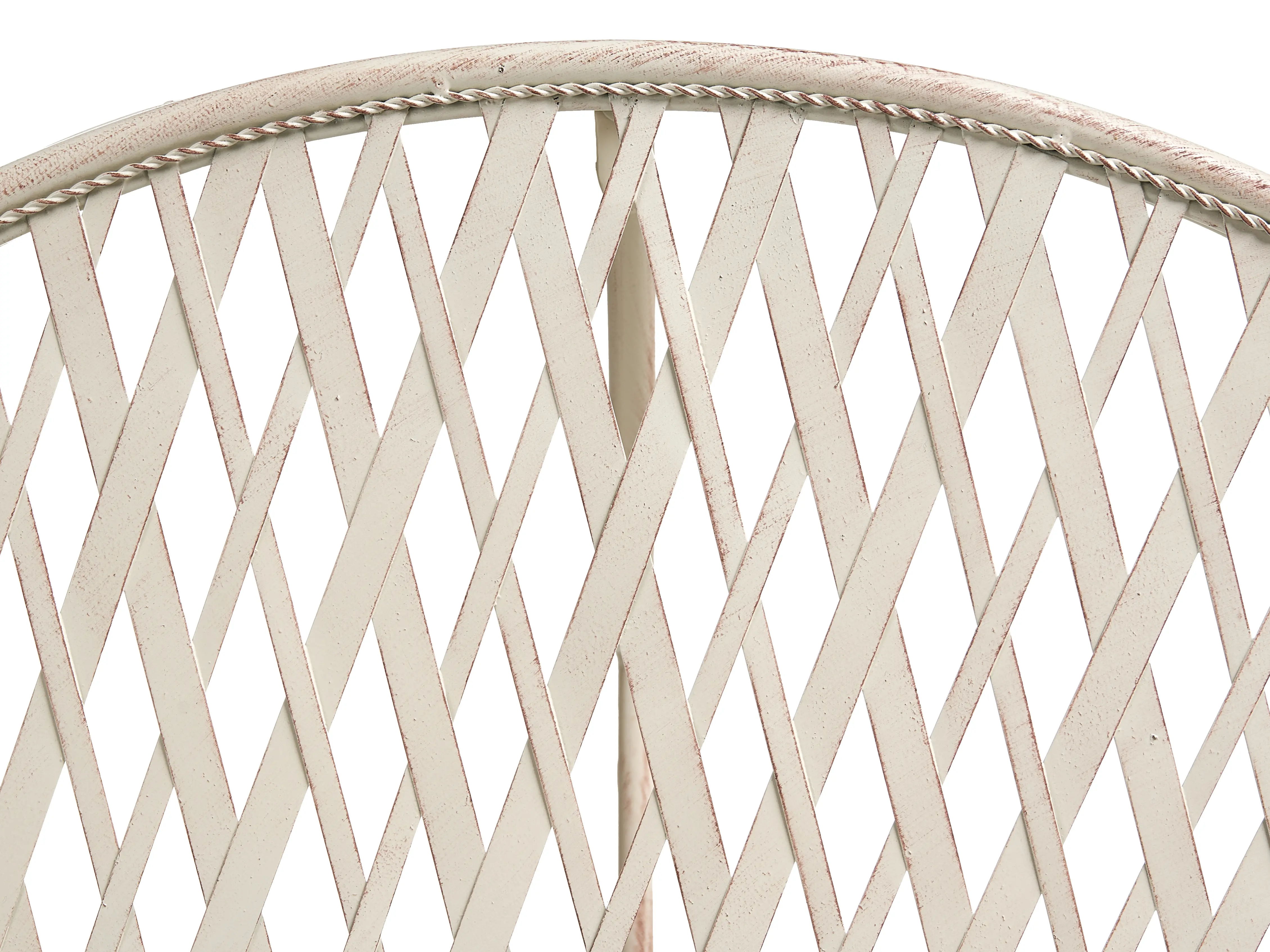 Bistrotafel YAVIZA  80 cm 36 cm Metaal Lichtbeige