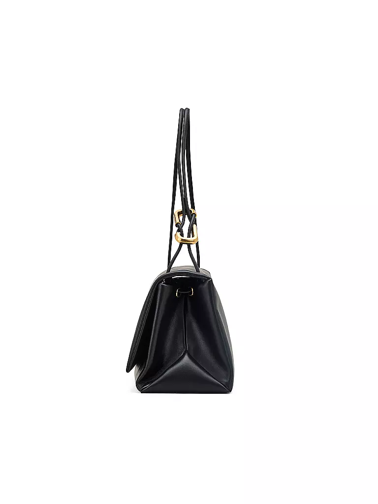MARC JACOBS Ledertasche - Umhängetasche THE LARGE DUAL BAG schwarz