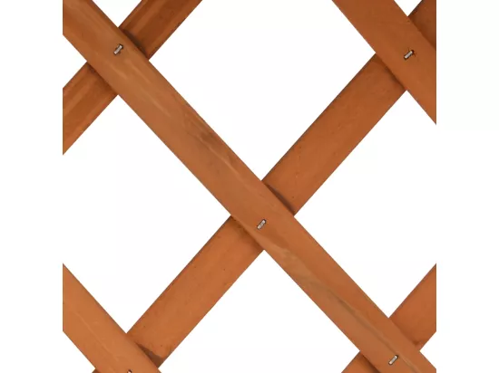 Jardinière à treillis de jardin Orange 45x30x74cm Bois de sapin