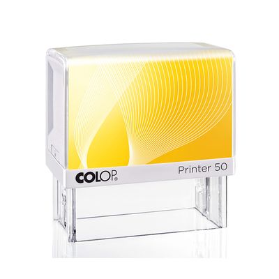 Colop Printer 50 - Tampon personnalisable - 7 lignes - format rectangulaire