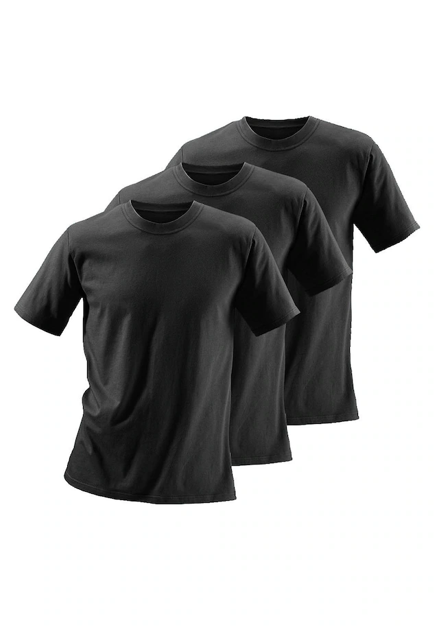 H.I.S T-Shirt, 3 Stk. aus Baumwolle perfekt als Unterziehshirt