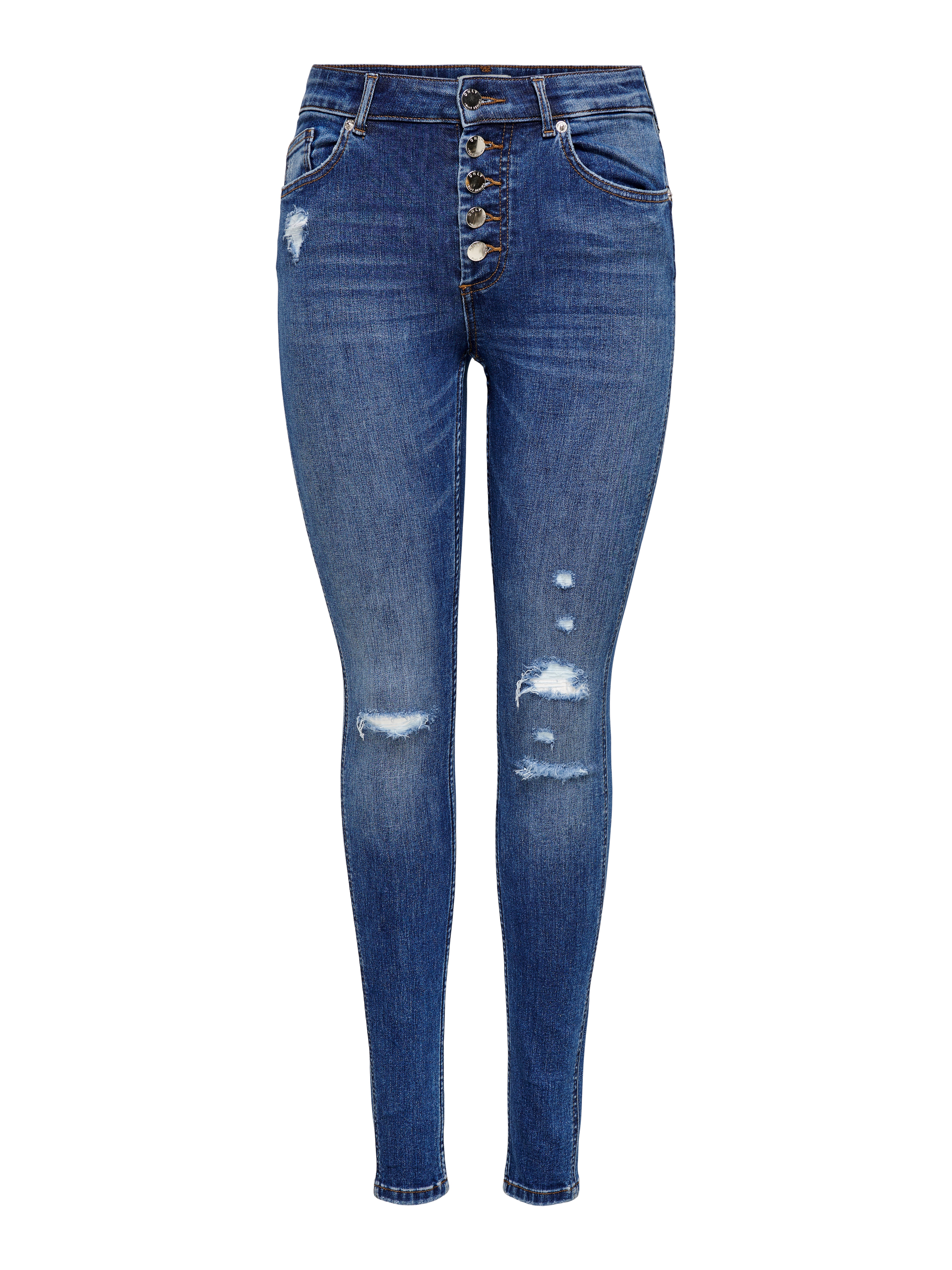 ONLBOBBY Mittlere Taille Skinny Fit Jeans Medium Blue Denim