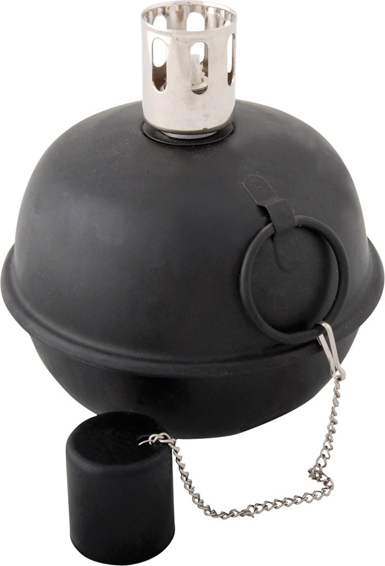 Esschert Design olielamp Fancy Flames zwart D 14 H 15,4 cm