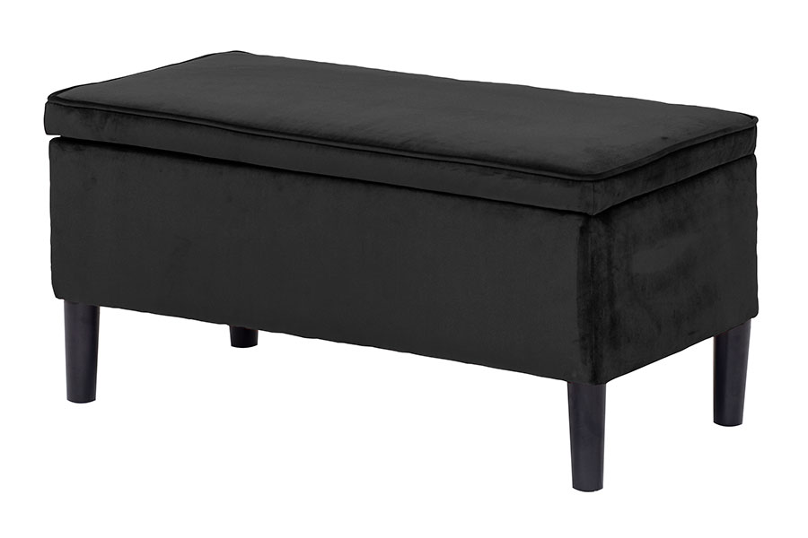 Luce puff Sort velur