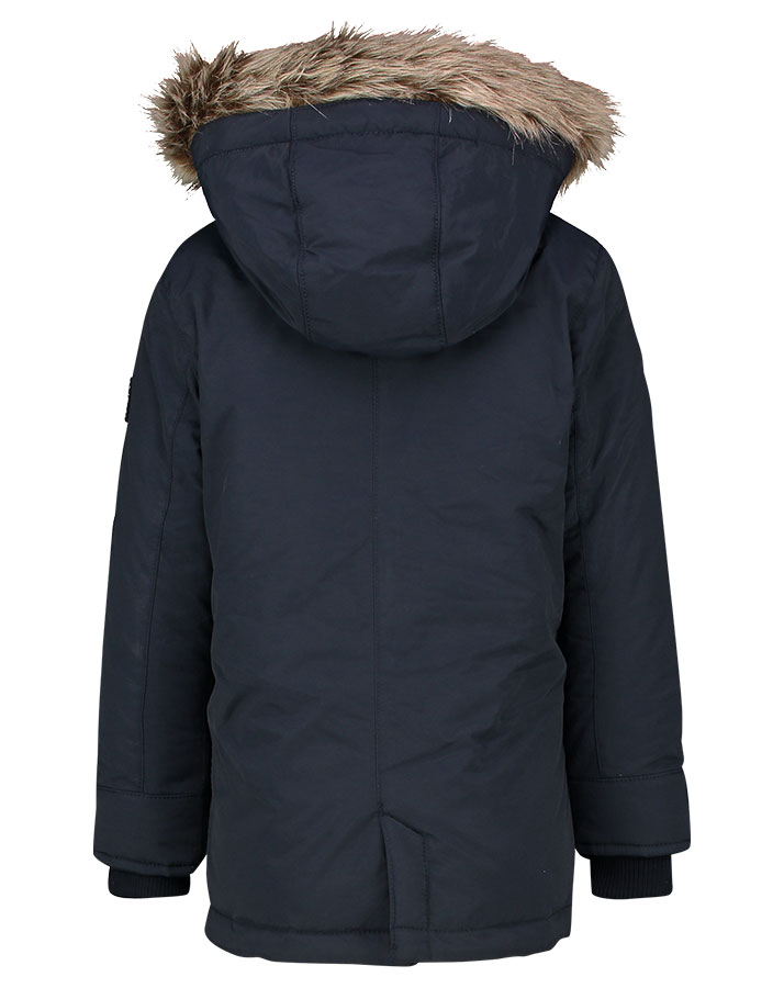 Winterjacke TAHA mit Kunstfellbesatz in midnight blue