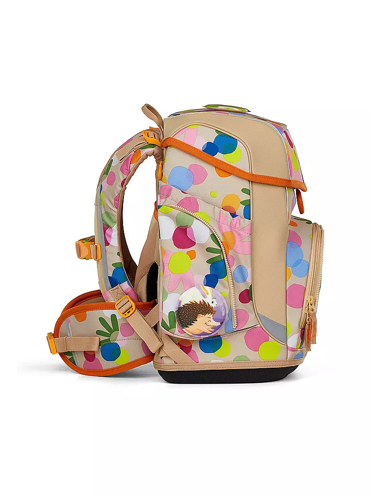 ERGOBAG Schultasche Set 5tlg CUBO Flower PowBär bunt