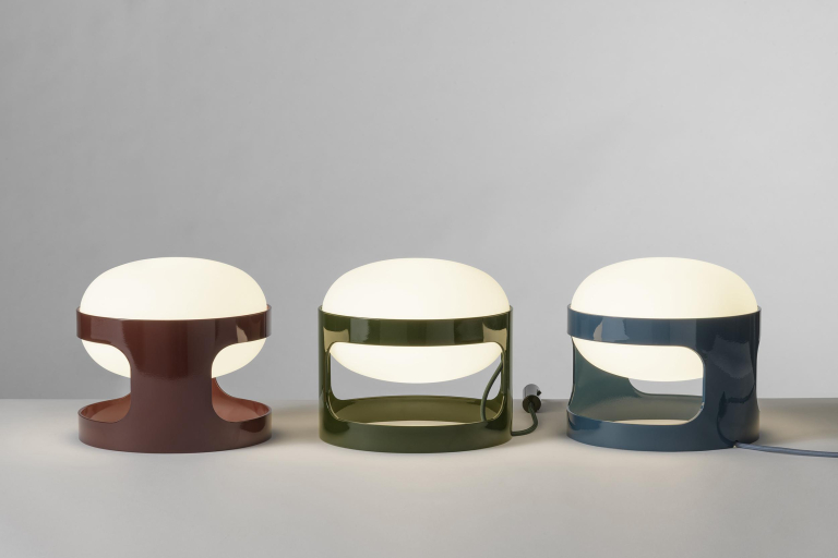 Kartell KD28 tafellamp oranje