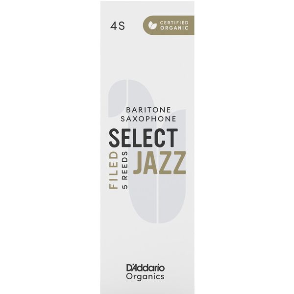 DAddario Woodwinds Organic Sel. Jazz Filed BAR 4S