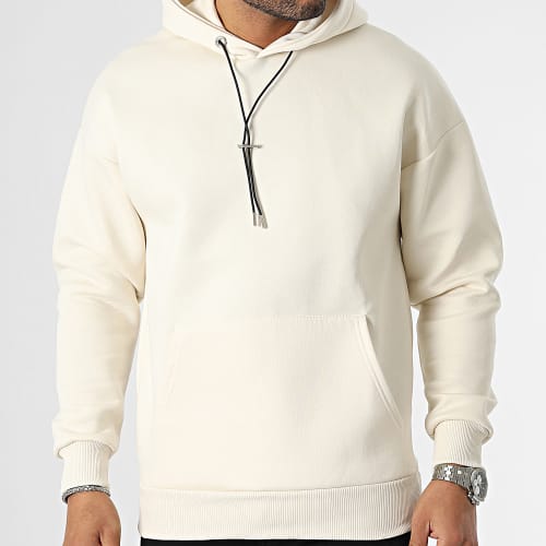 Sweat Capuche Beige