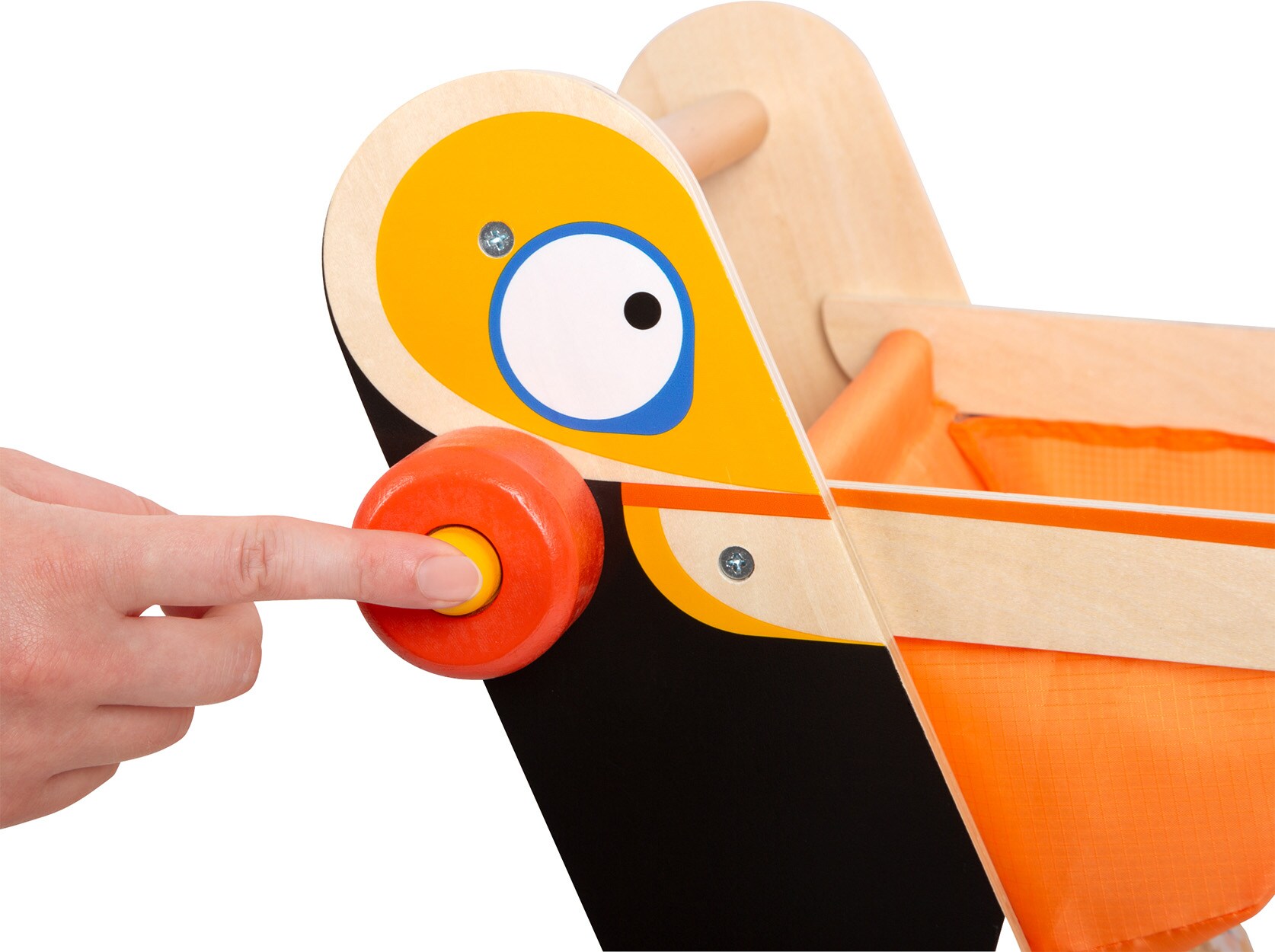 Smallfoot Lauflernwagen Tukan 11737 Mehrfarbig Lauflernwagen