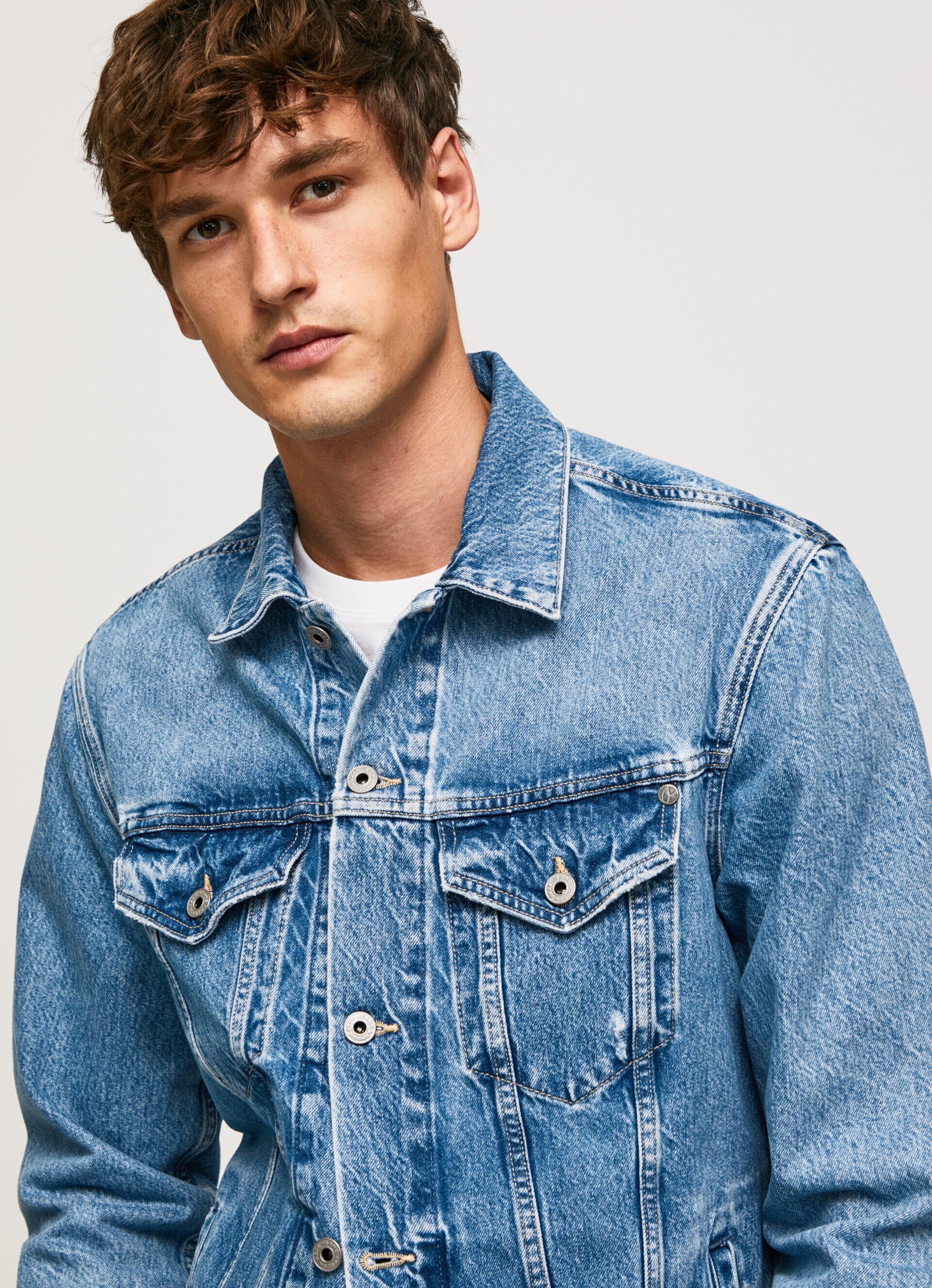 JAQUETA JEANS DE CORTE REGULAR - jeans
