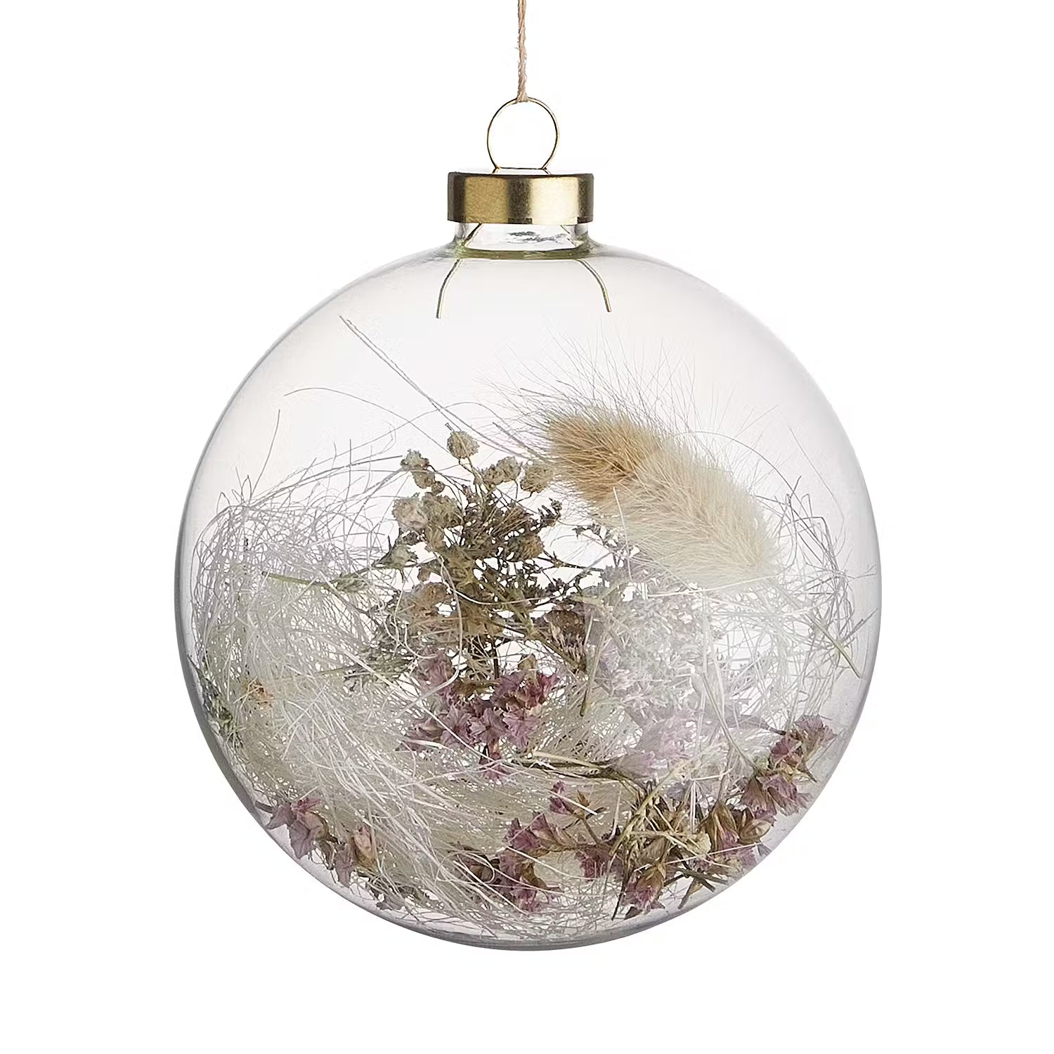 HANG ON Weihnachtskugel Trockenblumen 6er-Set