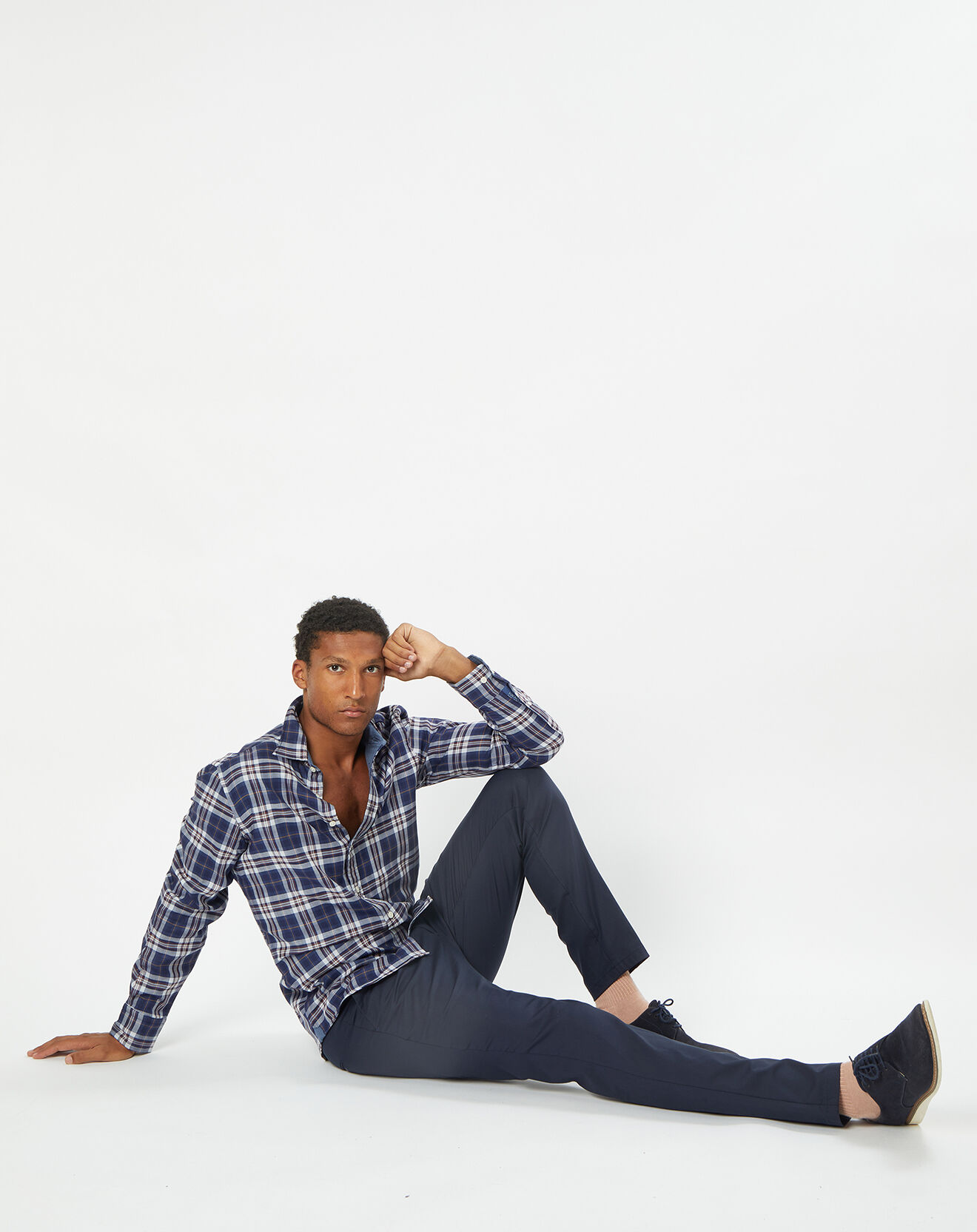 Hackett London Pantalon Slim Fit City Jog bleu marine
