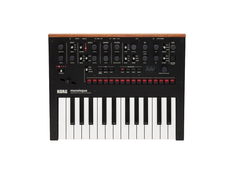 Korg Synthesizer monologue Schwarz Monophoner Analogsynthesizer