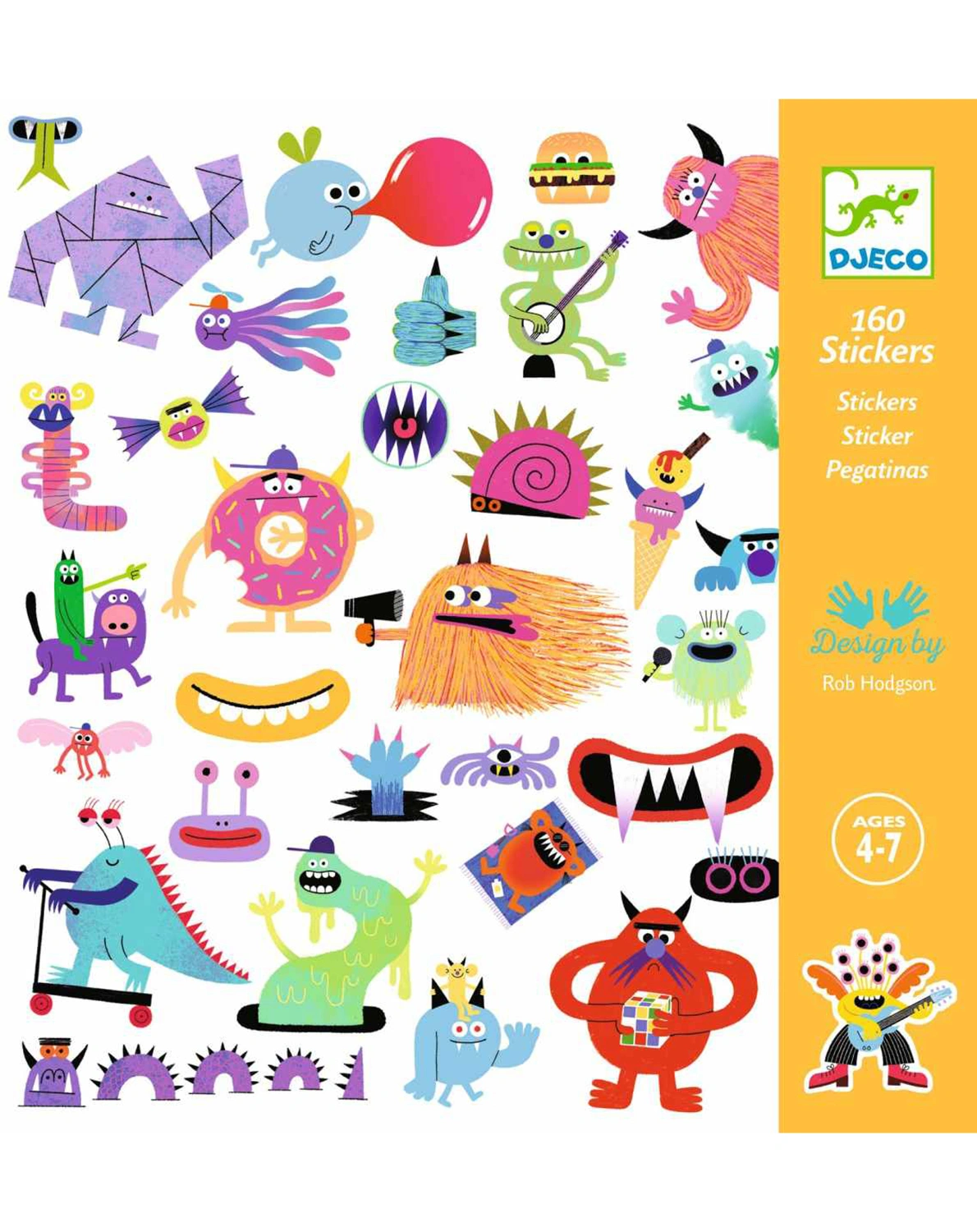 Sticker MONSTER 160-teilig