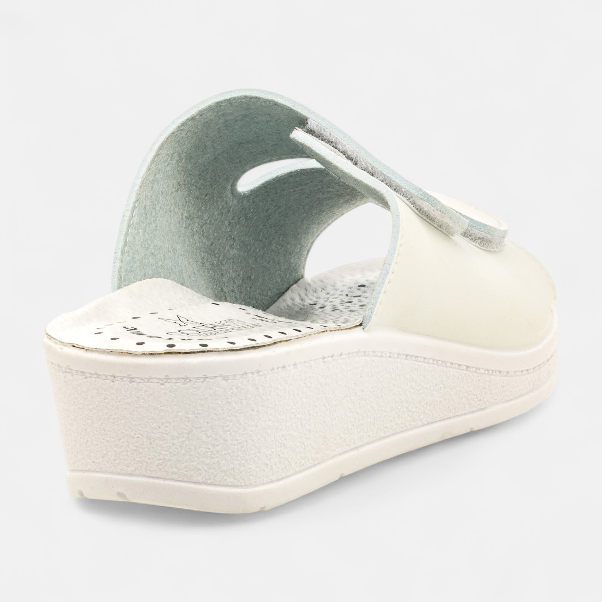 Nu-pieds confort Femme blanc
