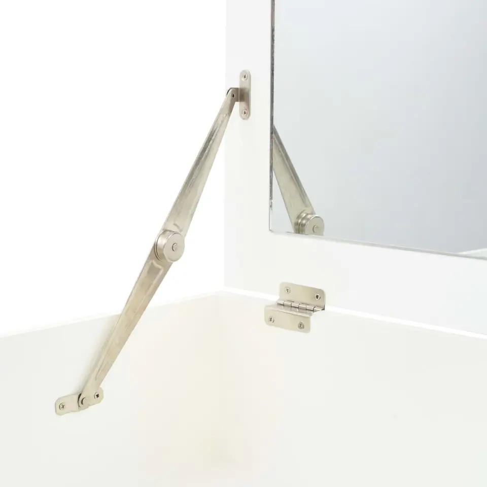 vidaXL - Kaptafel - Wit - MDF