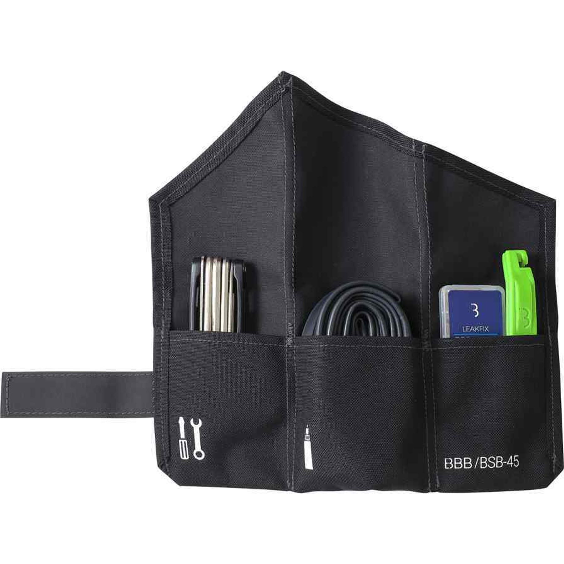 BBB Cycling BSB-59 CombiSet RollPack CO2 Zadeltas