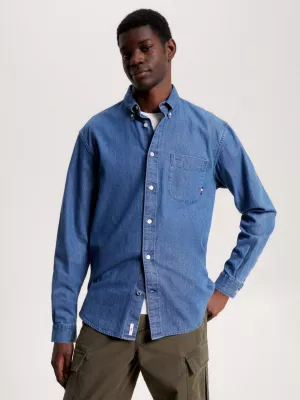 Camisa jeans de corte regular