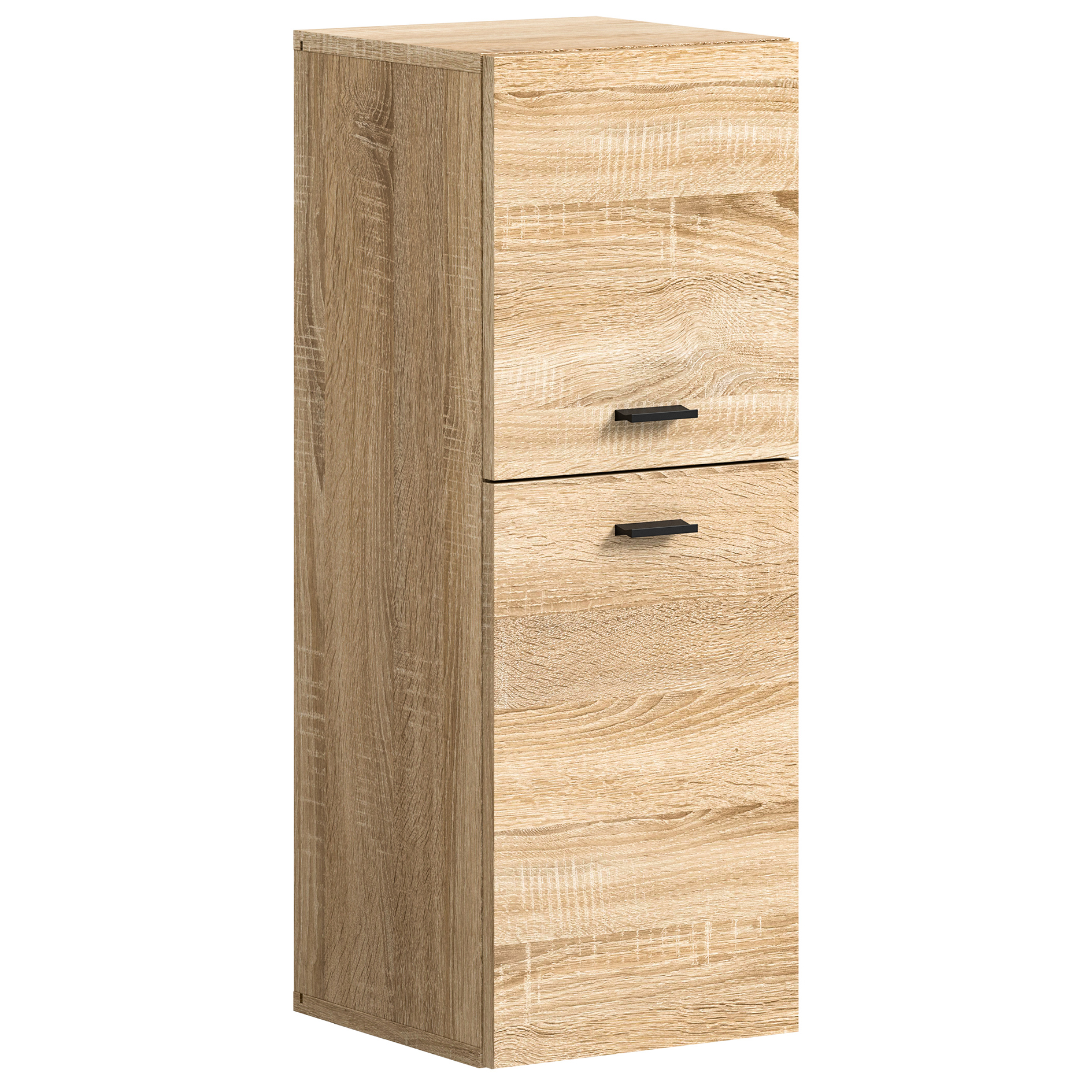 Badschrank BOSTON - Sonoma Eiche - 80 cm hoch