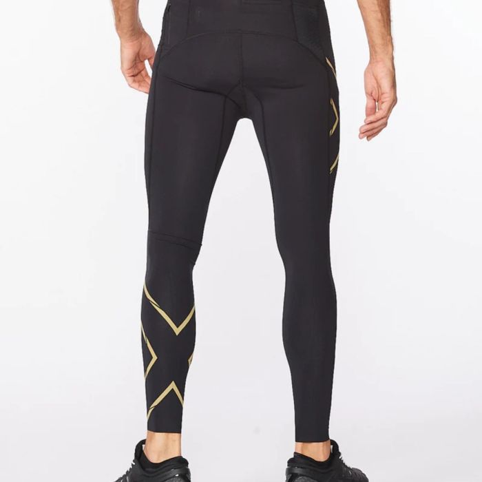 2XU Herre Lange tights Light Speed Compression Tights Sort