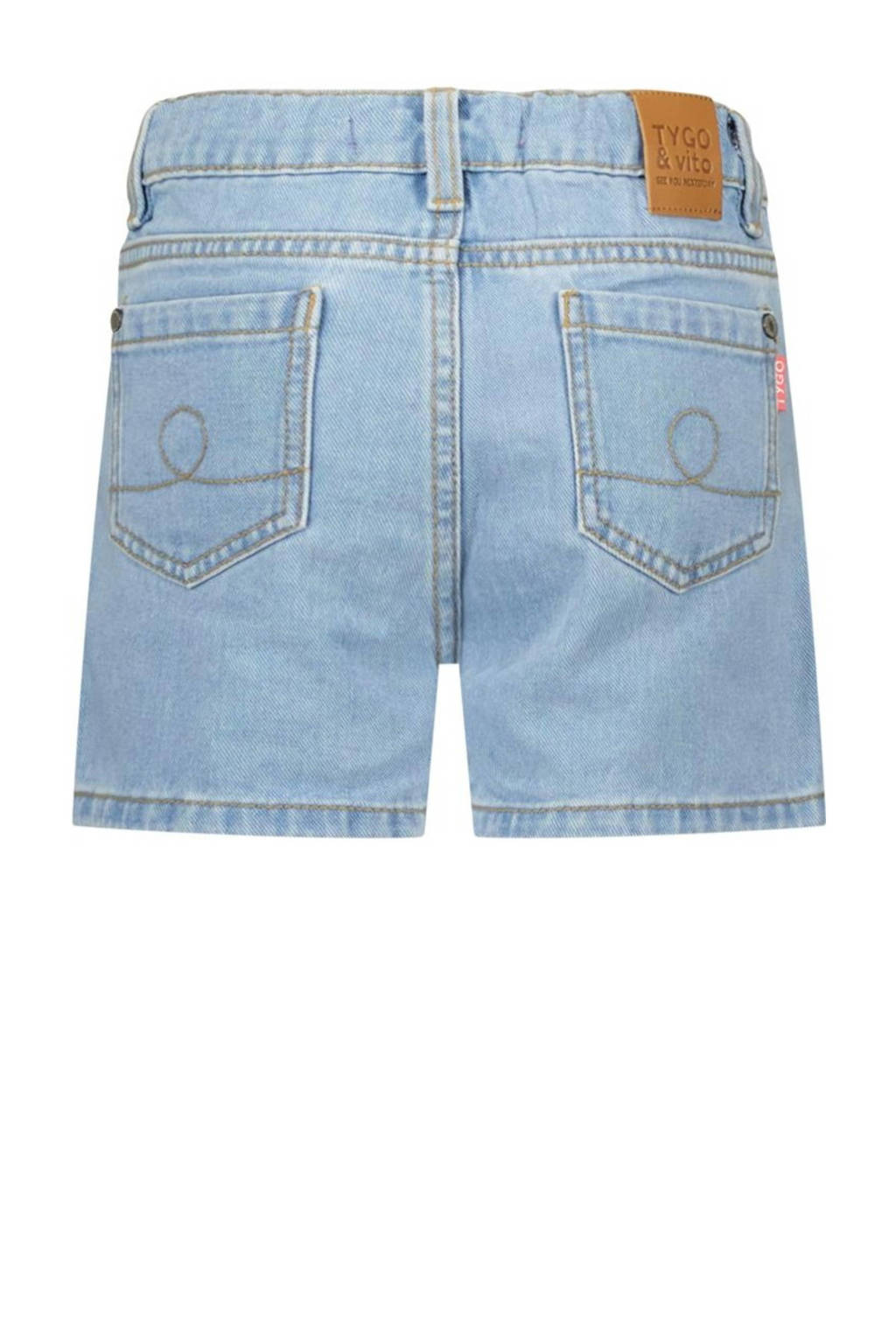 TYGO & vito regular fit denim short Jenna vintage blue