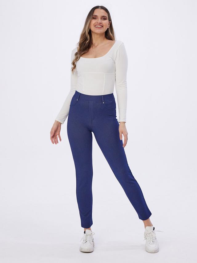 Jeggings in Jeansoptik