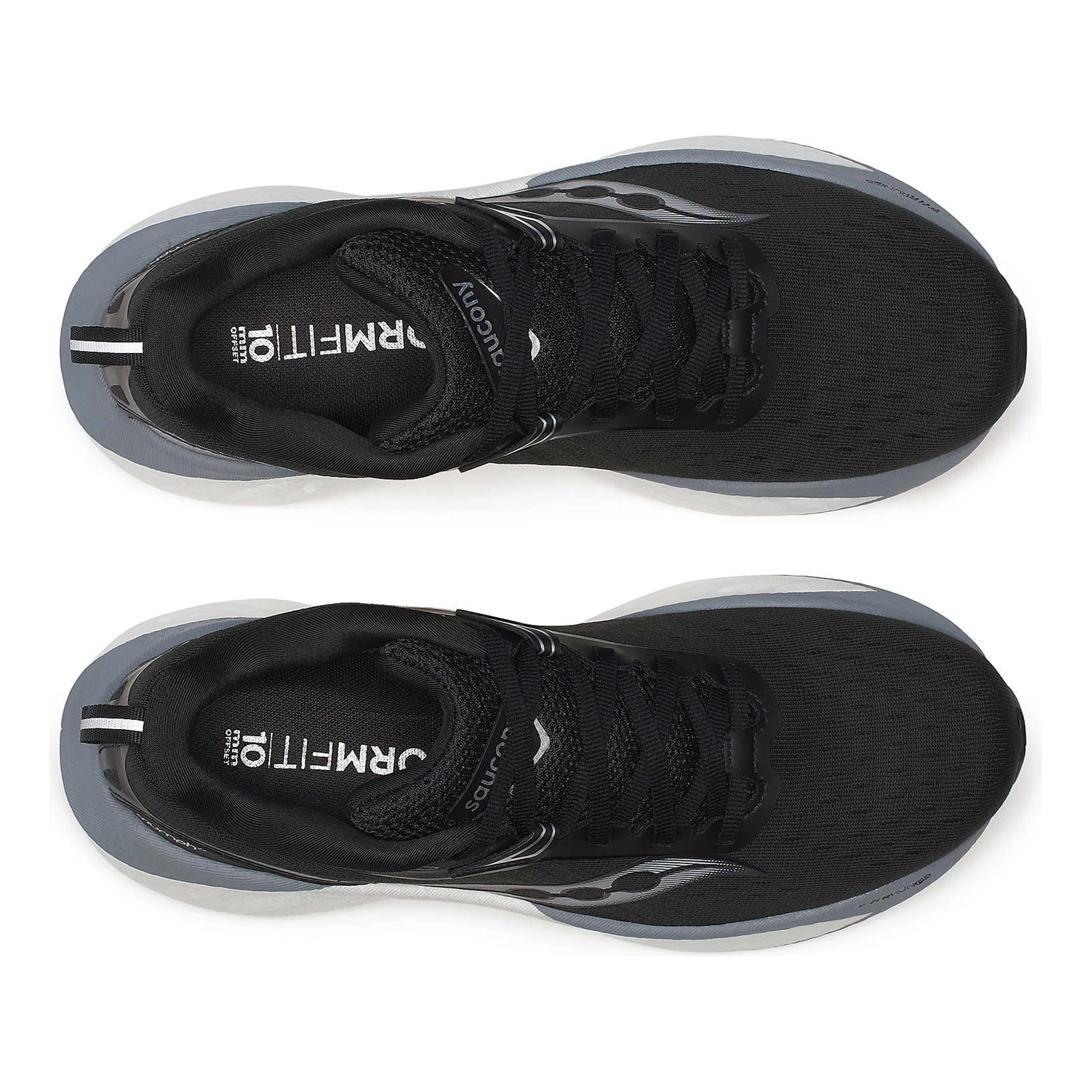 Saucony Triumph 22 Chaussure De Running Sans Stabilisateurs Femmes - Noir , Blanc