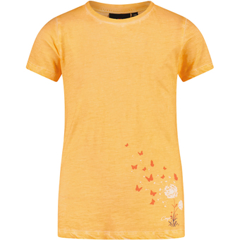 CMP Girls Pigment Dye T-Shirt Salmone Kinder
