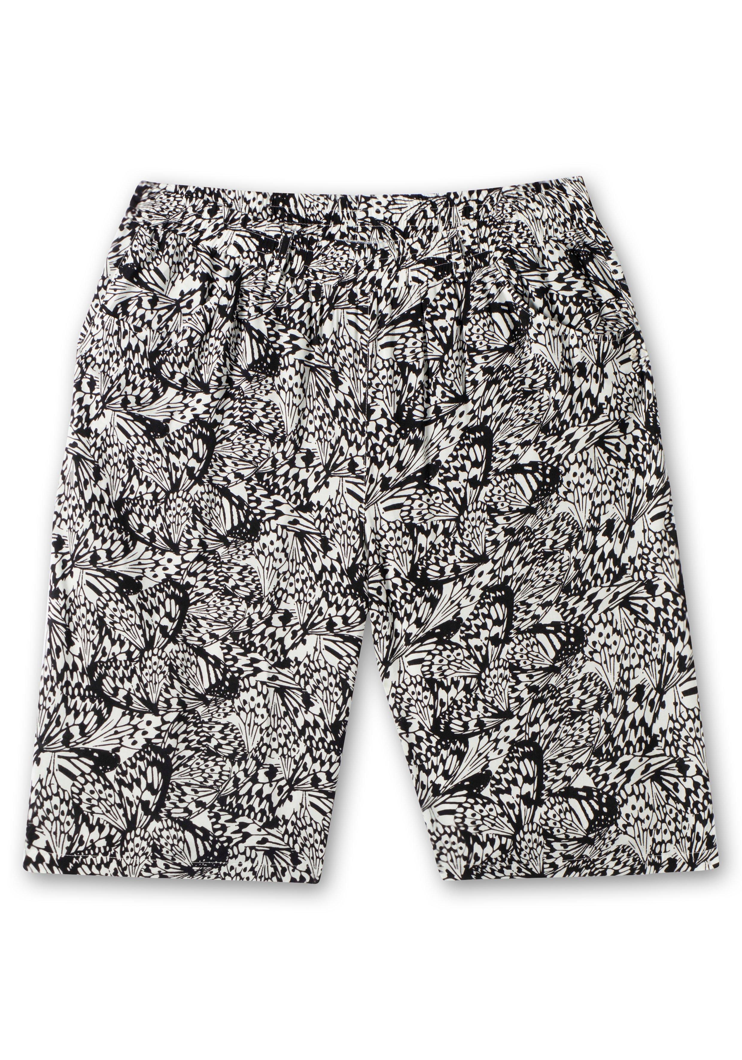 Weite Bermudas mit Gummibund