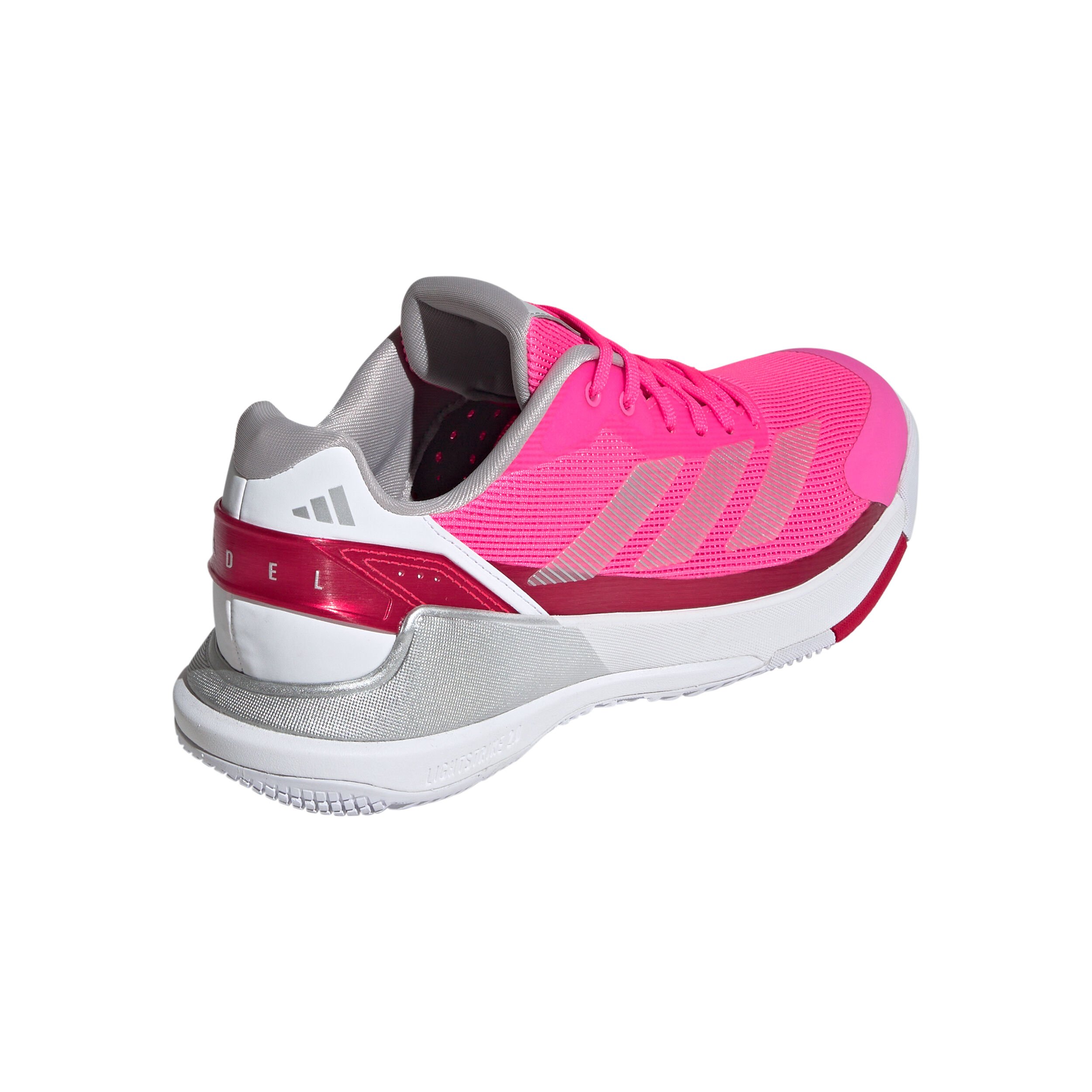 adidas Crazyquick LS Chaussures Padel Femmes - Pink , Argent