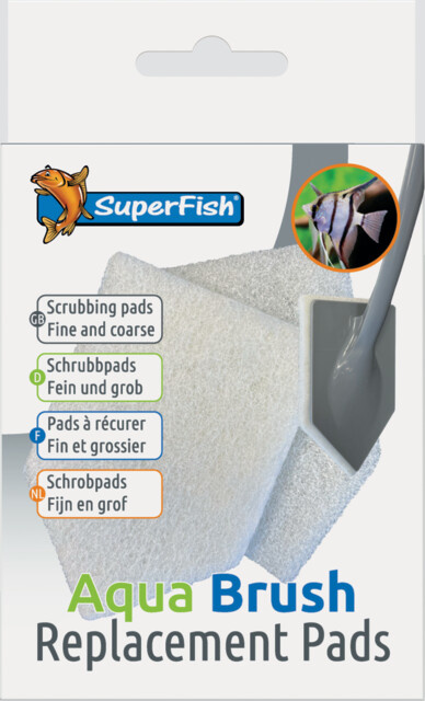 Superfish Aquabrush Reserve Pads 2 stuks | Glasreinigers