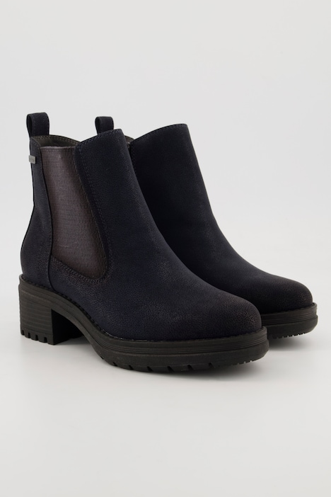 Chelseaboots, Jana Shoes, Lederoptik, recycelt, Weite H