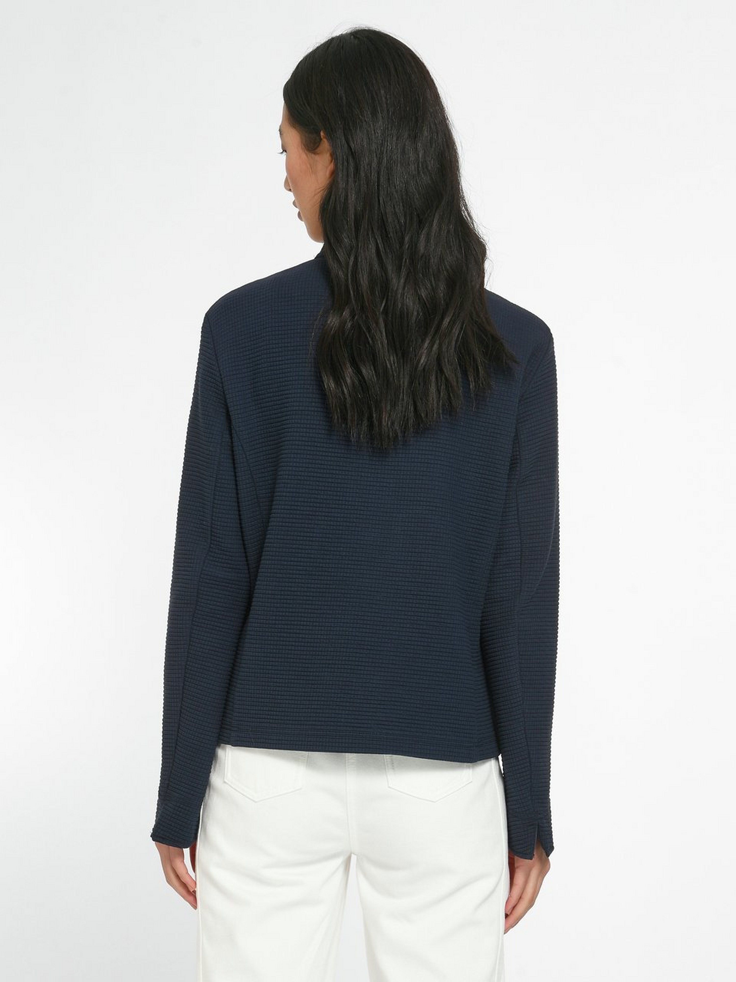Jersey-Blazer mit 1/1-Arm
