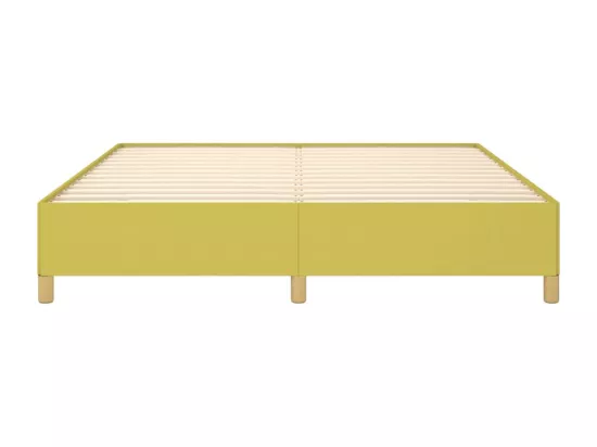 Sommier tapissier Vert 180x200 cm Tissu