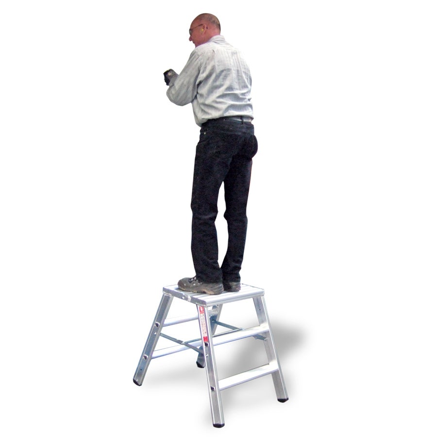 Euroline Premium 30581 Brede trapladder 2x2 treden